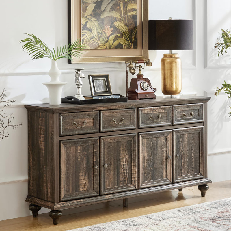 Buffet de 61,81 po Classic Classic, Brun