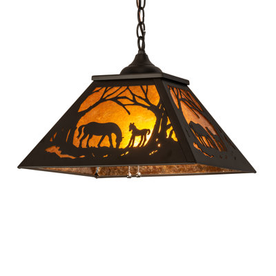 2 - Light Timeless Bronze Unique/Statement Pendant