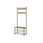 Coat Rack, Hall Tree with Shoe Storage Bench, 32 x 70 x 175 cm, Industrial-1410448043