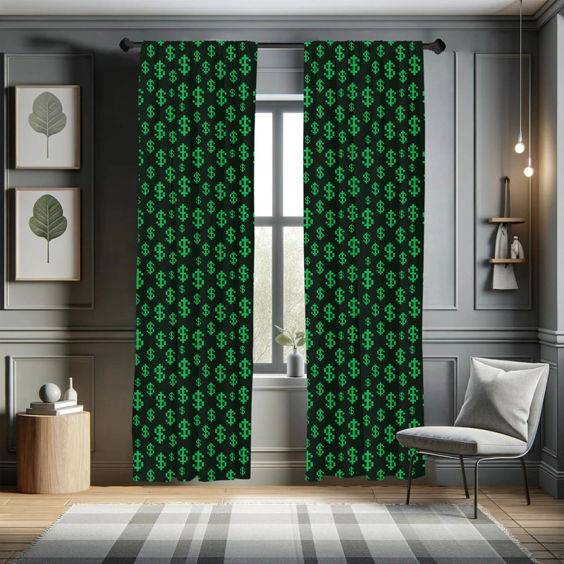 Semi-Sheer Rod Pocket Sliding Panel, 28" x 84"
