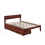 Valeria Premium Wood Storage Platform Bed with Under Bed Storage Drawers-1908950004-1908950005