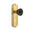 Deco Plate with Decorative Keyhole and Crystal Black Door Knob-565707825-565707819