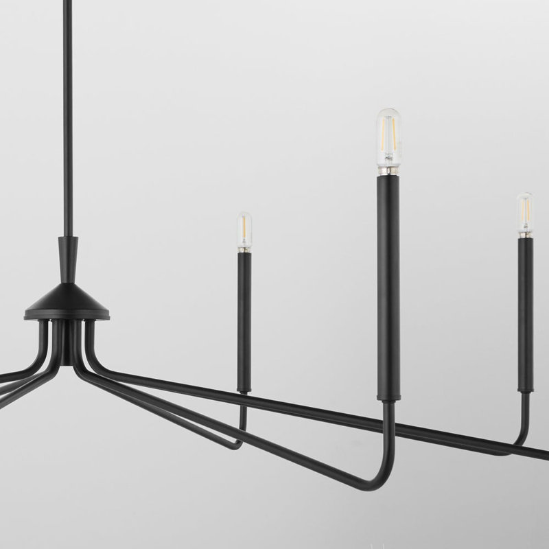 Adlea Chandelier, Matte Black
