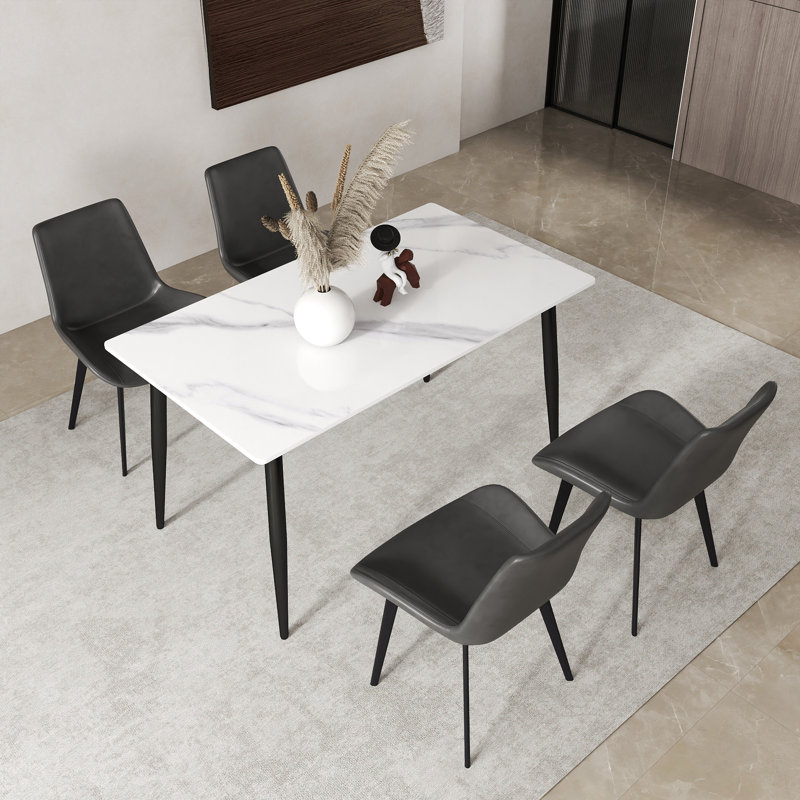 Ensemble repas pour 4 personnes Juvan, Blanc