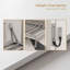 Lit escamotable Hammond Murphy, lit armoire pliant vertical avec structure robuste, conception multifonctionnelle peu encombrante pour le salon et la chambre d'amis