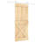 Vidaxl Sliding Door With Hardware Set Solid Wood Pine-112703808-112703811