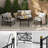 Pertti - Person Patio Conversation Sets with Cushions