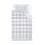 Check and Stripe Reversible 100% Cotton Duvet Cover Set with Pillowcases-41316897-41316895