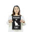 Panneau en plastique Beware Of Cat 10 po x 14 po-119524151