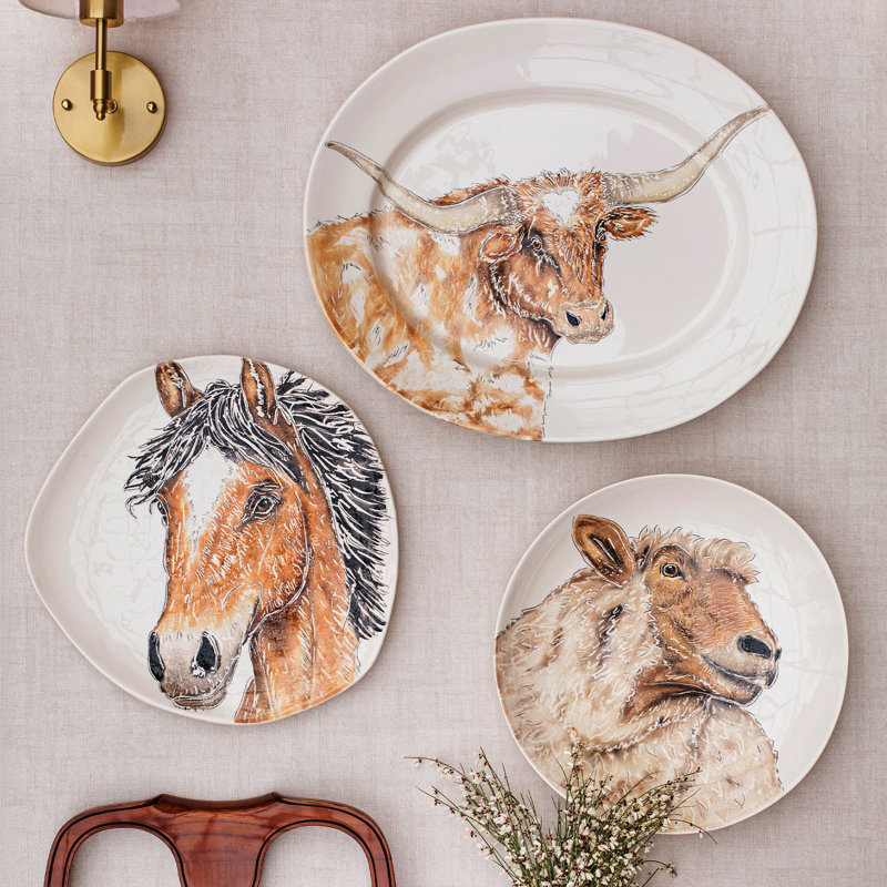 Plateau rond biologique Fattoria Horse