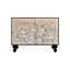 Armoire décorative à double porte et console de rangement-109713013