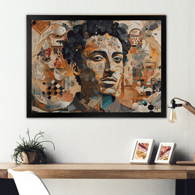 Illustration masculine sur toile