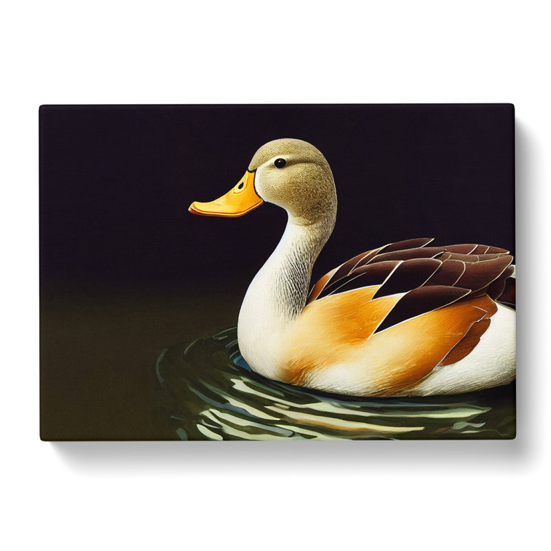 Beguiling Duck - Wrapped Canvas, 50cm H x 76cm W x 3cm D