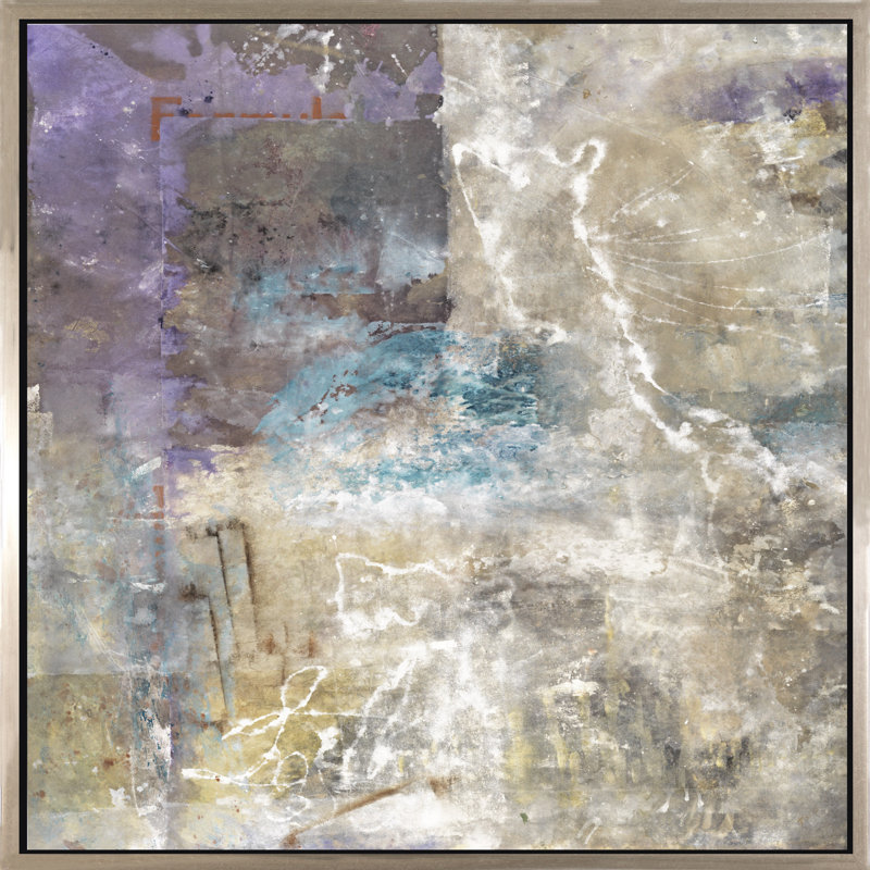 «Waiting Space I», peinture sur toile à cadre flottant