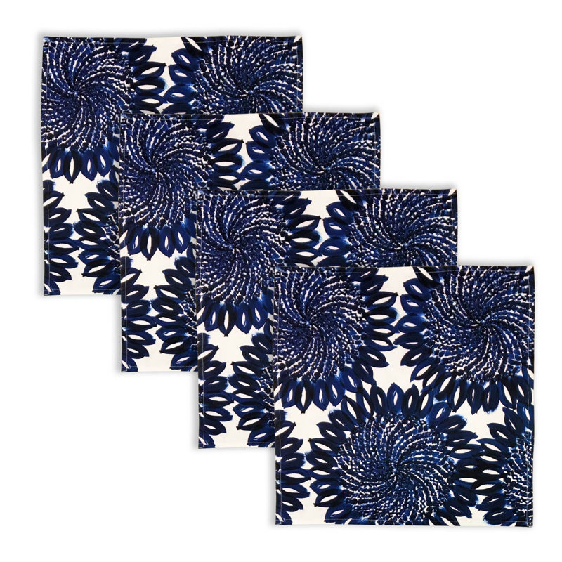 Turkish Cotton Floral Square Napkin