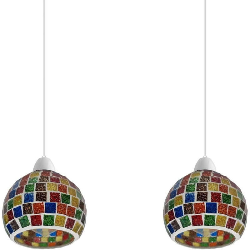 13 cm H Globe Glass Lamp Shade