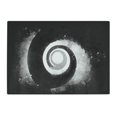 Tempered Glass Spiral Staircase Abstract Chopping Board