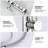 Single Handle Pull Down Sprayer Kitchen Faucet with Soap Dispenser in Chrome-128792075