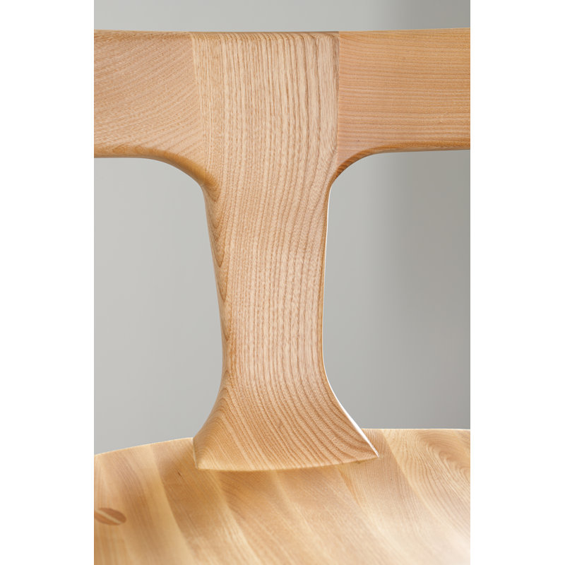 Anvil Chair With Back, Matte Ash, Bar Stool (31” Seat Height)