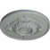 Monique 13.75"H x 13.75"W x 1"D Ceiling Medallion