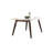 Jacy 6 - Person Marble Top Four Leg Dining Set