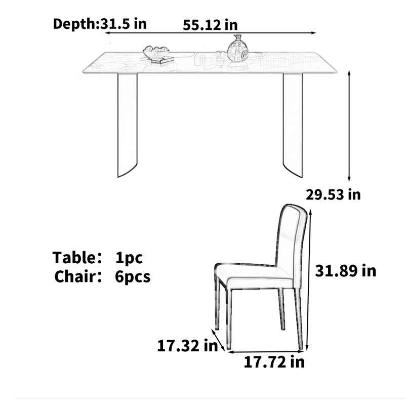 Tyreek, 29.53"H x 55.12"L x 31.5"W
