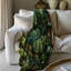 Botanical Bliss Belles - Couverture sherpa de qualité supérieure 1 pièce-97815411
