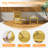 2-Piece Patio Set -Waterproof Furniture (Chair + Coffee Table), Durable PP Material for Indoor/Outdoor-607565534
