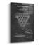 «Pool Ball Tray Blueprint Vernis», art mural en verre acrylique-681413896