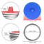 Couvercle en silicone Grebest 1-61821039-61821044