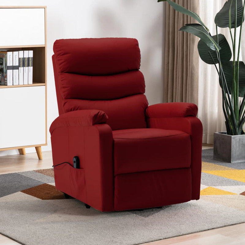 Faux Leather Lift Assist Power Recliner