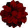 Tapis à motif floral rouge Kunzler