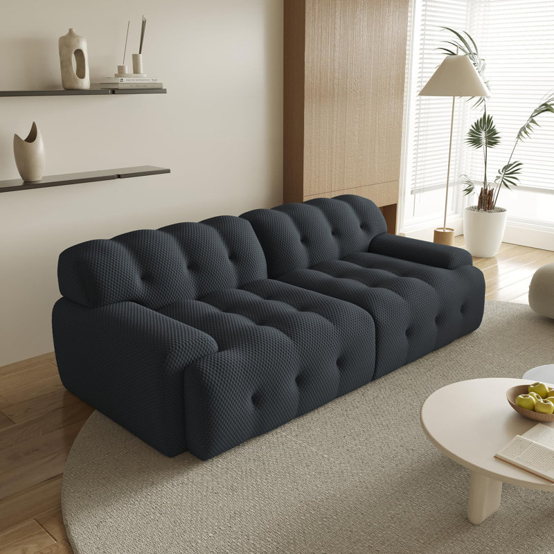 Canapé modulaire surdimensionné 86 po Yardgrace, Black