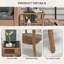 Table d'appoint Outsunny Rattan (table incluse seulement)