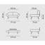 Desdemona 2 Seater Clic Clac Sofa Bed-1882722013