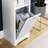 Bathroom Storage Cabinet with 4 Adjustable Shelves and Hidden Storage Space-1648924096