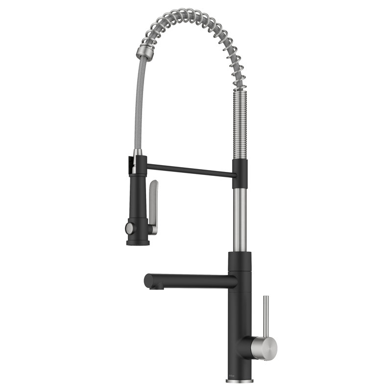 KRAUS Artec Pro Commercial Style 2-Function Single Handle Pull Down Kitchen Faucet with Pot Filler