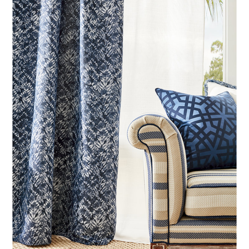 Isola Lisbon Weave Fabric, Indigo