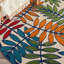 Tapis or, vert et bleu à motif floral pour l'intérieur et l'extérieur Eaglin-264614522