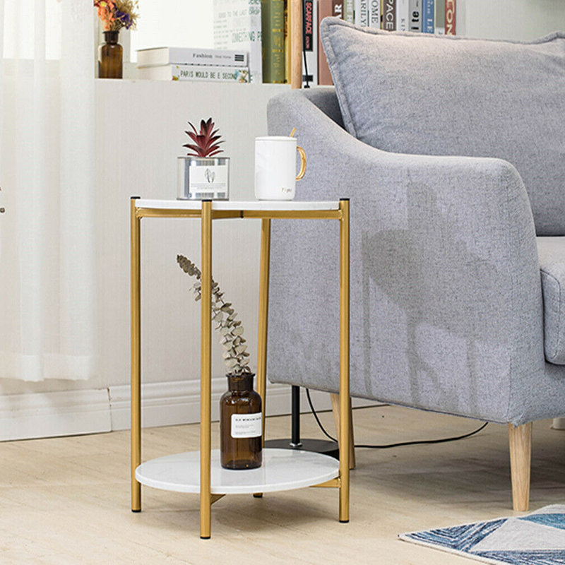 Cassity Stone Top End Table