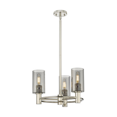 Crown Point 3 Light Stem Hung Pendant