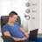 Swivel Recliner Chair with Ottoman, Faux Leather-380691797