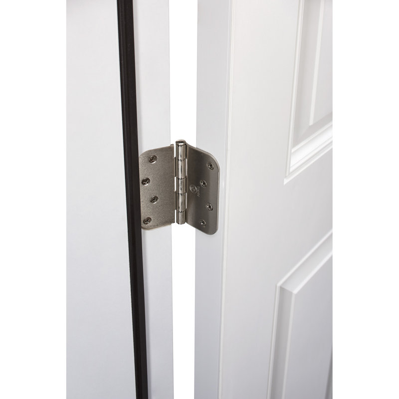Porte d'entrée avant en fibre de verre apprêtée, S'ouvre à gauche vers l'intérieur, H 81,75 po x l 32 po x P 6,56 po
