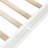 Twin Size Wood Daybed With Twin Size Trundle (White)