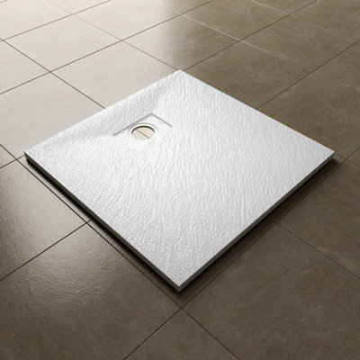 Staples Stone Standard Shower Tray - White