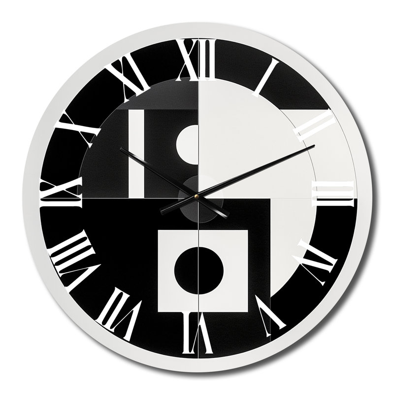 Horloge murale en métal, Moyenne