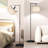 Floor Lamp For Living Room With 3 Color Temperatures Standing Lamp With Adjustable Beige Linen Lampshade Tall Lamps For Bedroom Office Classroom Dorm Room, 9W LED Bulb Included-2048318100