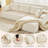 106"W Modern Sectional Sofa, L-Shaped Sofa With Chaise Lounge, Corduroy Fabric, Space-Saving, Convertible Compression Sleeper Sofa-1959623563-1959623561