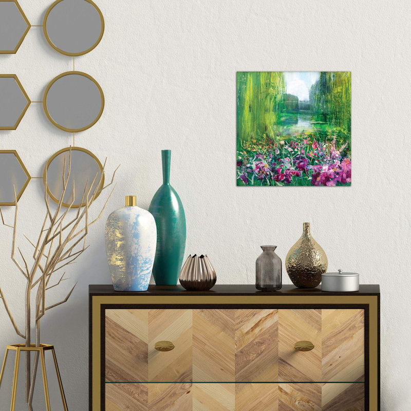Giverny by Giverny - Painting on Canvas, No Frame, 45.72 cm H x 45.72 cm W x 1.91 cm D
