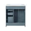 Ensemble de meuble-lavabo 30 po avec lavabo en céramique, armoire de rangement en bois massif, ensemble de meuble-lavabo autoportant avec 3 tiroirs et portes à fermeture douce-115672226-115672227